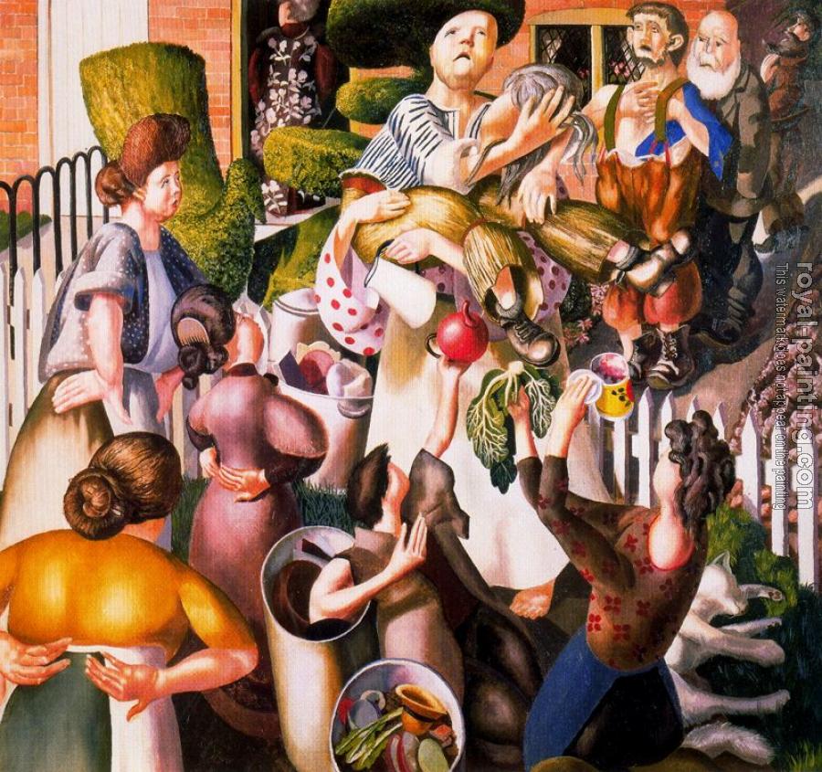 Stanley Spencer : The Dustman or the Lovers